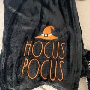 New Black Halloween Hocus Pocus blanket by Rae Dunn